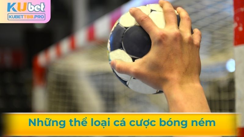 Đa dạng những thể loại cược bóng ném